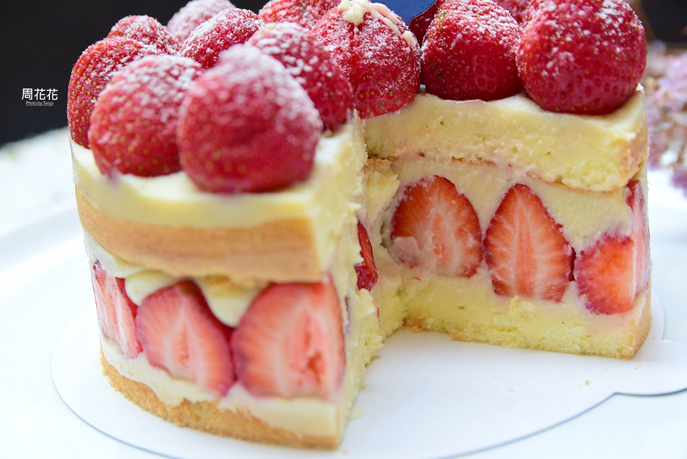 【台北食記】艾樂比手作烘焙坊 季節限定法式草莓蛋糕！食尚玩家推薦沒預購吃不到