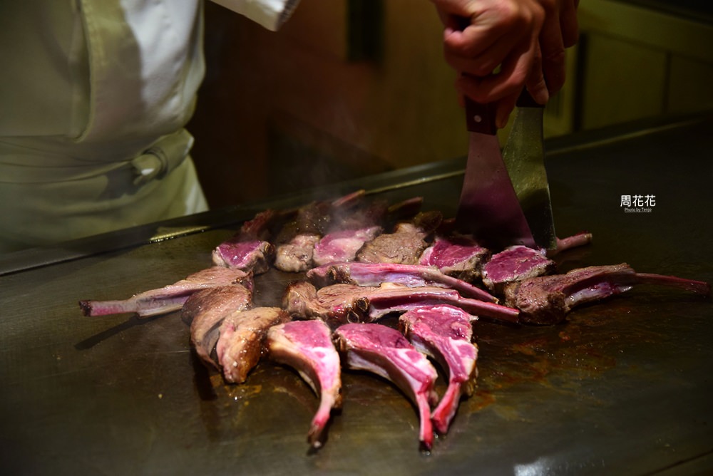 【台北食記】美國超鑽級羊肉登台！美福大飯店晴山日式鐵板燒 奢華老饕級美味
