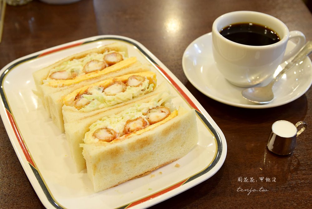 【名古屋美食】KONPARU コンパル 老舗喫茶店超好吃炸蝦三明治！車站早餐推薦