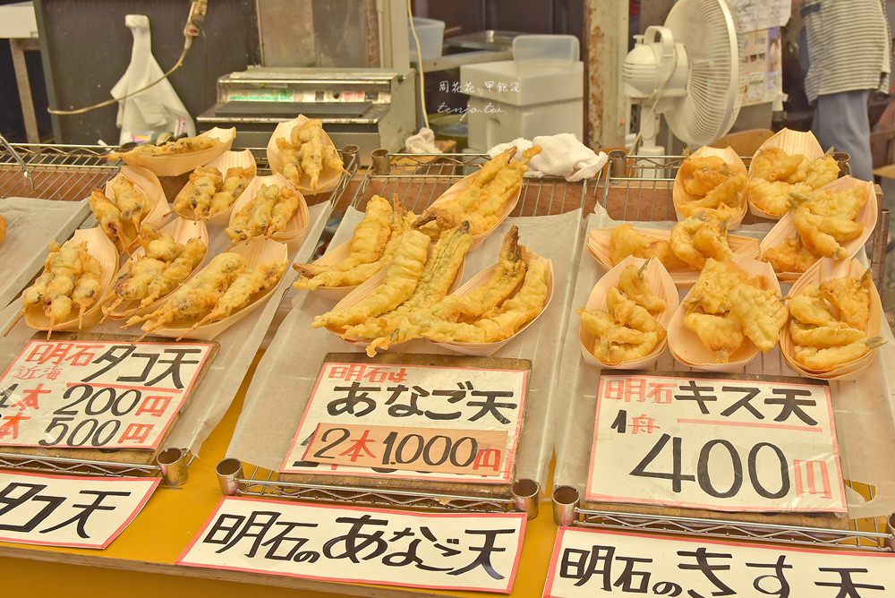 【兵庫明石景點】魚之棚商店街 平價海鮮市場一條街！必吃美食明石燒章魚磯