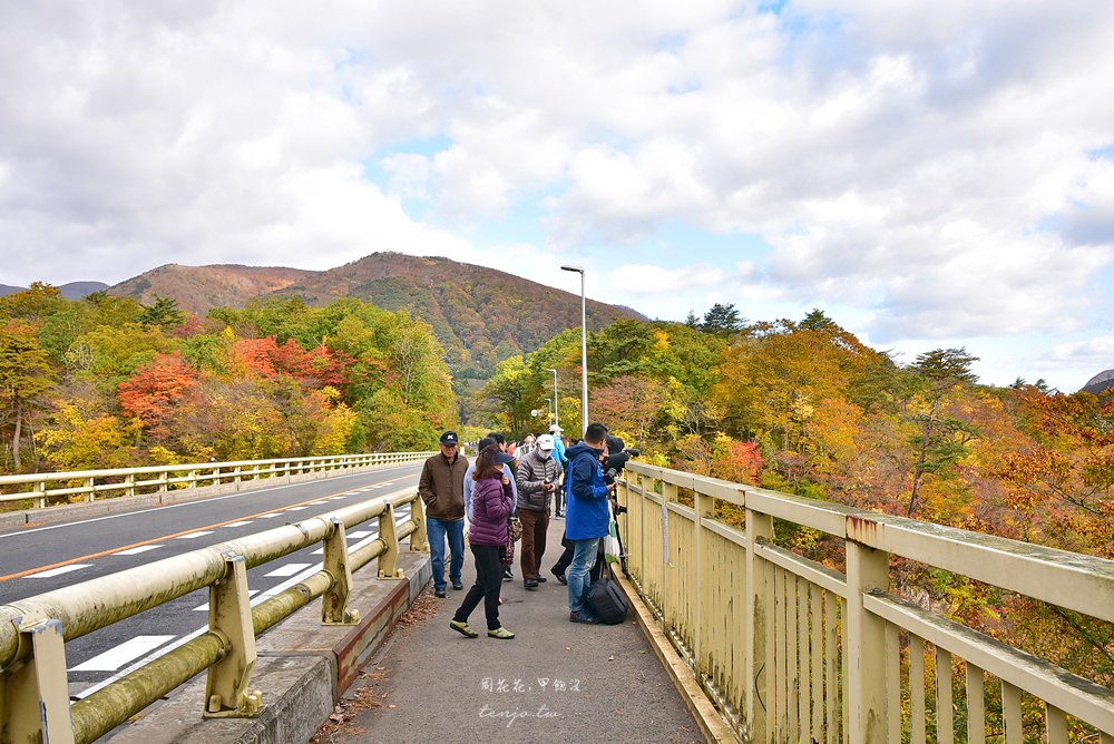 【日本東北賞楓景點】鳴子峽 仙台出發交通方式、紅葉號巴士時刻表、大深澤橋拍攝點
