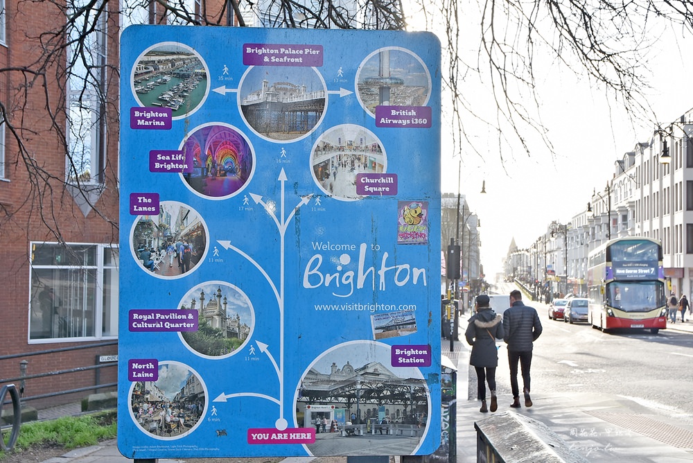 【倫敦近郊一日遊】布萊頓Brighton 英國晴天小鎮海邊渡假勝地！火車交通景點推薦
