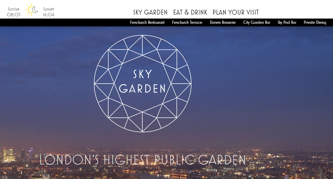 【英國倫敦景點】Sky Garden空中花園 免費觀景台夕陽夜景超美(預約教學、餐廳資訊)