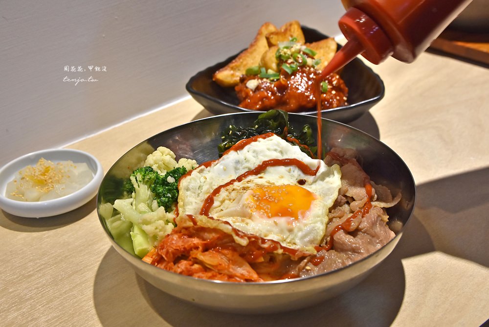 【捷運古亭站美食】Korea Fast韓式料理 平價豆腐鍋、泡菜鍋、石鍋拌飯、炸雞煎餅