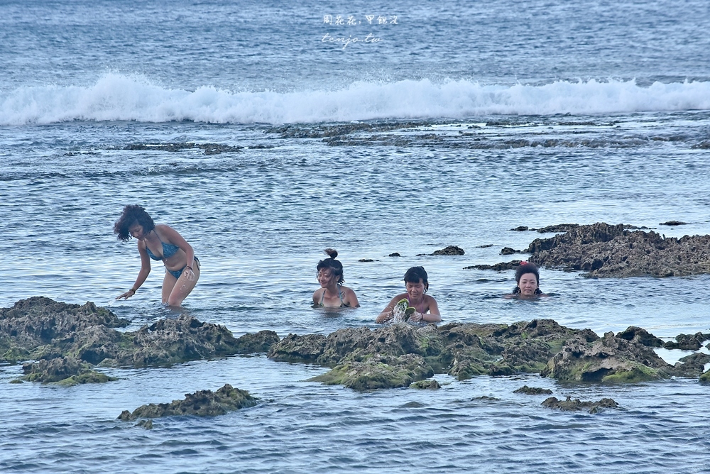 【蘭嶼景點】野銀冷泉 海水淡水交會處的藍綠漸層之美，蘭嶼消暑玩水親子景點推薦