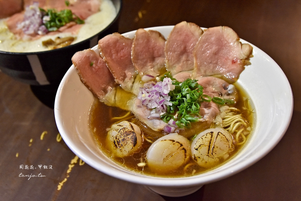 【台大公館美食】墨洋拉麵 貝系醬油拉麵、泡系雞豚拉麵，平價無限加麵吃到飽