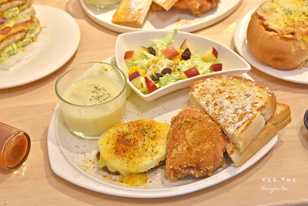【八德路美食】調色盤早午餐松山總店 平價大份量brunch推薦！隱身巷弄高cp值