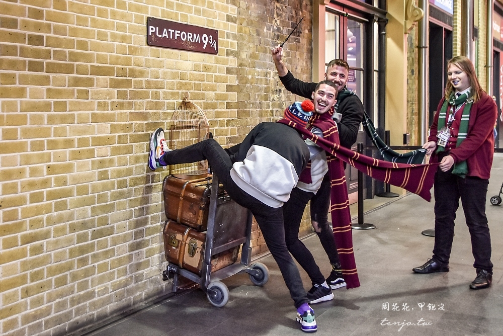 【英國倫敦景點】國王十字車站哈利波特九又四分之三月台 魔法迷必來拍照買商店紀念品