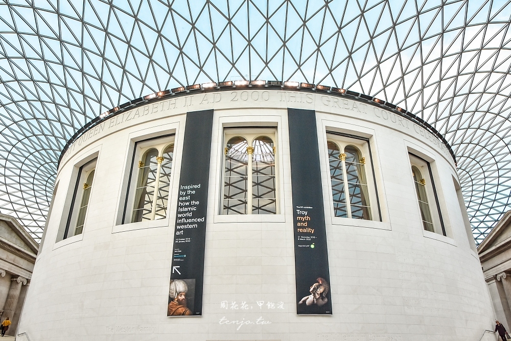 【英國倫敦】大英博物館British Museum 免門票免費景點！800萬件收藏品必看鎮館之寶