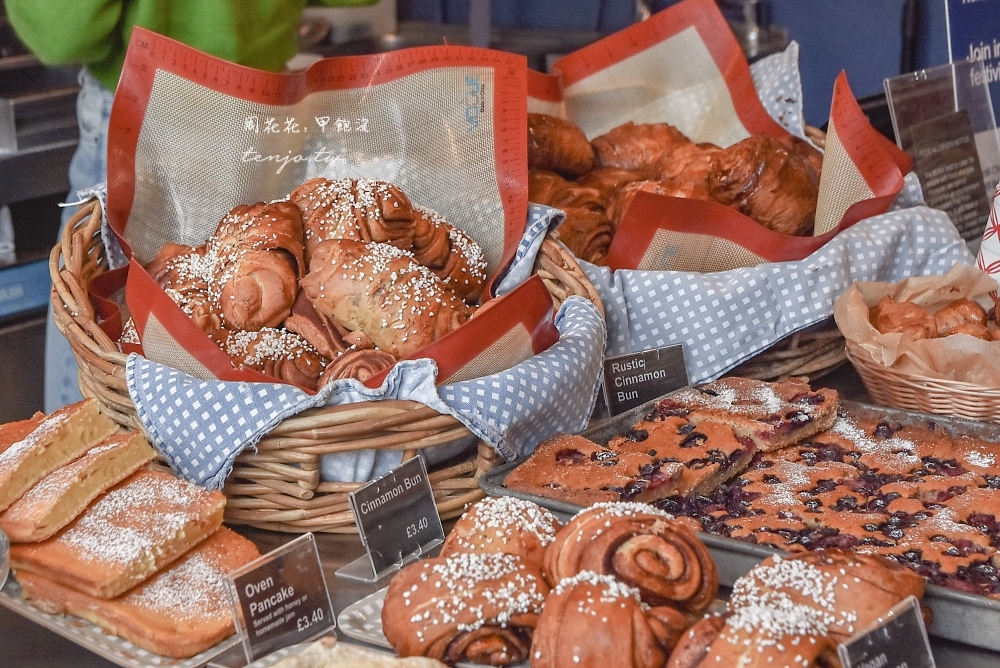 【英國倫敦美食】Nordic Bakery 正統北歐肉桂捲！來自芬蘭SOHO區麵包店咖啡館推薦 @周花花，甲飽沒