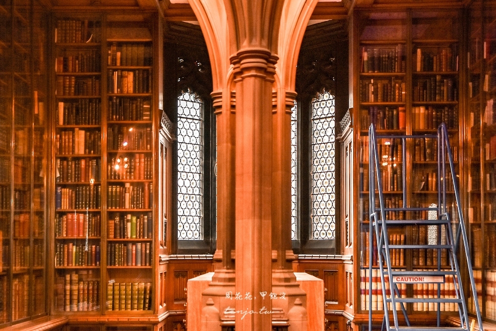 【英國曼徹斯特景點】約翰・萊蘭茲圖書館 美到像是教堂城堡！免費參觀曼大四大圖書館