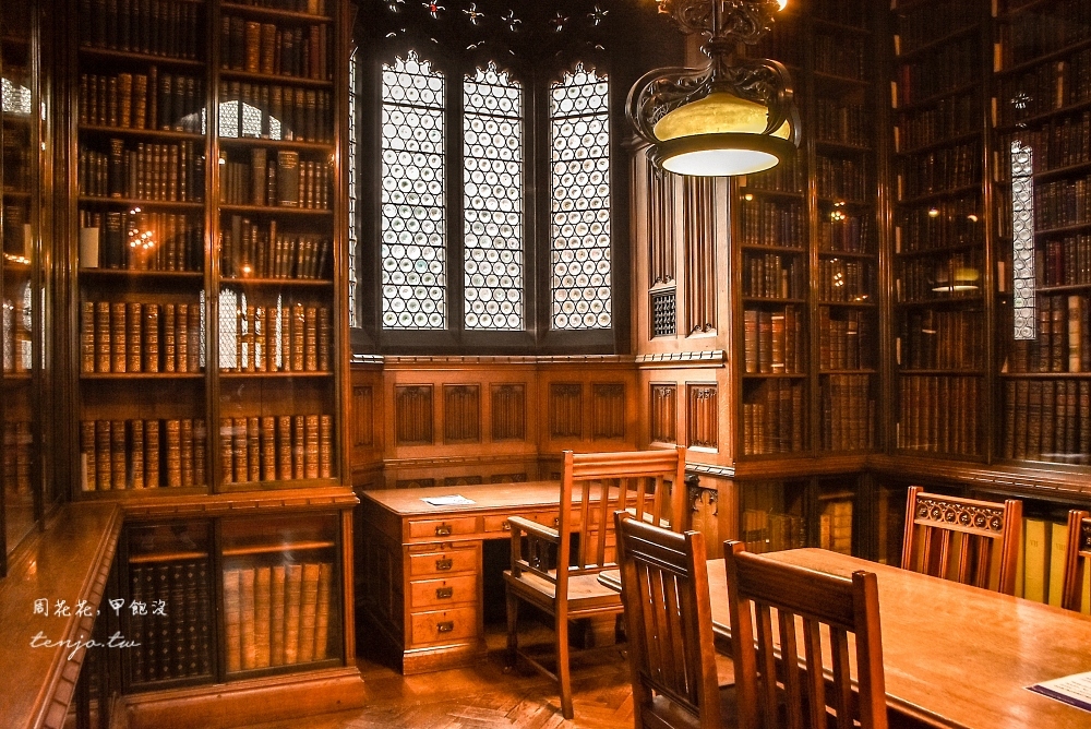 【英國曼徹斯特景點】約翰・萊蘭茲圖書館 美到像是教堂城堡！免費參觀曼大四大圖書館