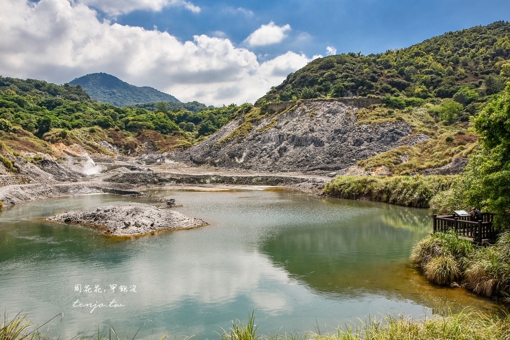 【台北北投景點】硫磺谷環狀步道、龍鳳谷公園 地熱環繞很好拍照還有免費溫泉泡腳池