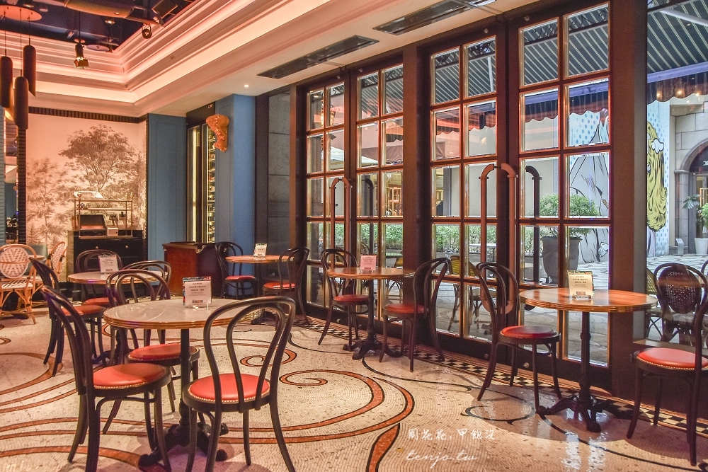 【台北文華東方酒店 文華精品】Café de LUGANO 最具歐洲風情料理饗宴！庭院超級美