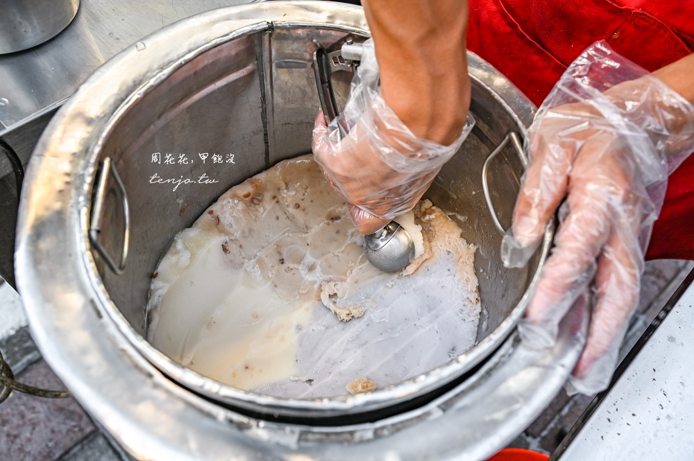 【寧夏夜市必吃美食】雅米花生捲冰淇淋 嚴選宜蘭名店阿宗芋冰城x蘇澳老店麥芽花生磚