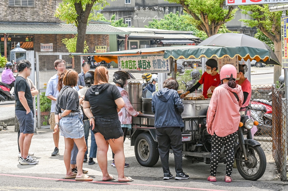 【桃園美食推薦】橋下阿泰豆花 隱身桃鶯陸橋下超人氣排隊美食！一碗40元便宜大碗料又多