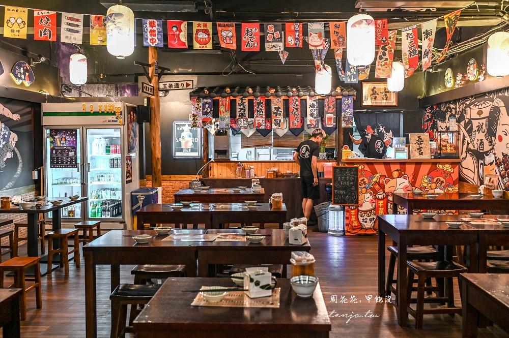 【蘆洲中原路美食】吾吉炭火居酒屋 菜單串燒熱炒燒烤都好吃！空間寬敞適合小酌聚餐