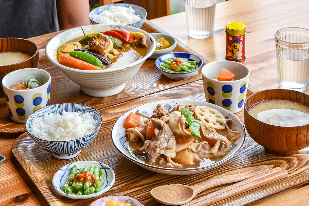 【彰化員林美食】丰富食堂 好吃道地日式定食專賣店！菜單推薦北海道湯咖哩馬鈴薯燉肉 @周花花，甲飽沒