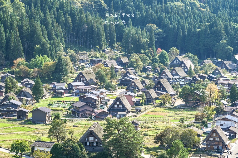 【岐阜景點】白川鄉合掌村散步地圖：怎麼去交通、景點美食咖啡廳，名古屋金澤出發一日遊