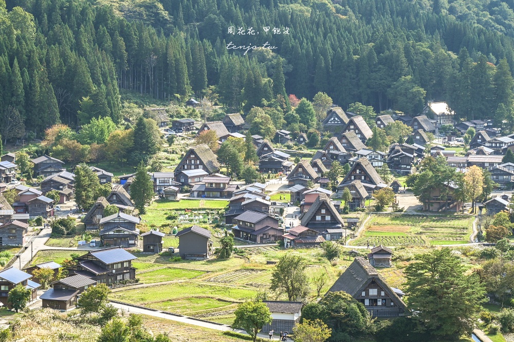 【岐阜景點】白川鄉合掌村散步地圖：怎麼去交通、景點美食咖啡廳，名古屋金澤出發一日遊