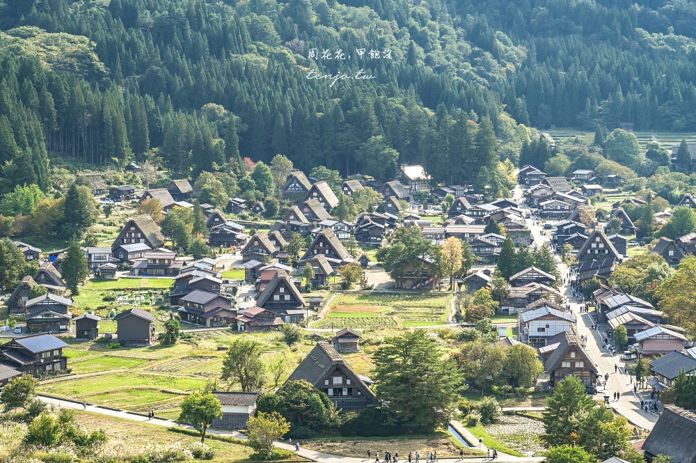 【岐阜景點】白川鄉合掌村散步地圖：怎麼去交通、景點美食咖啡廳，名古屋金澤出發一日遊