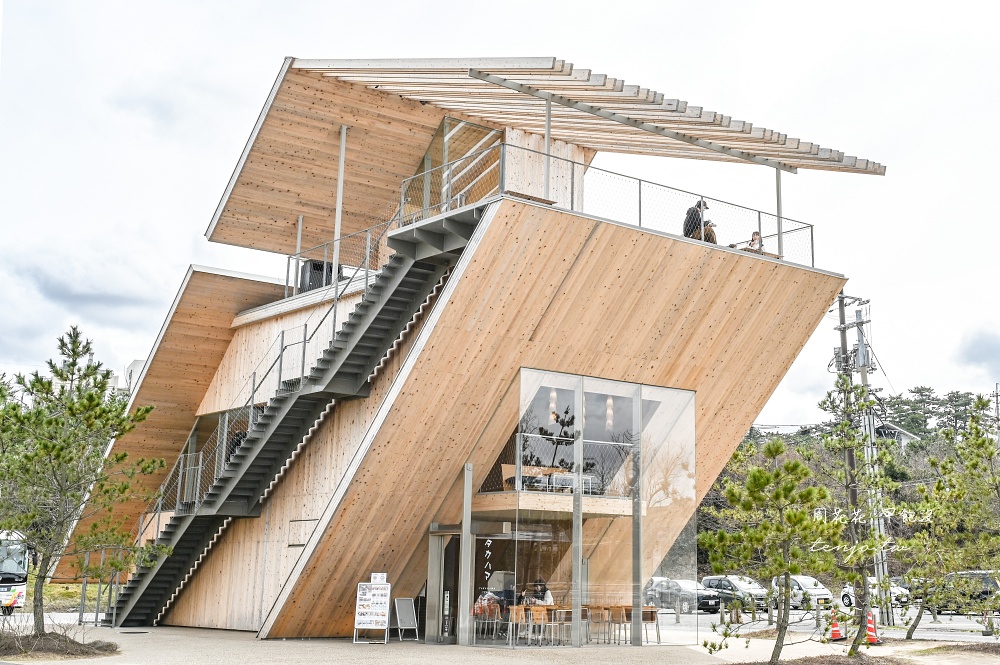 【鳥取咖啡推薦】Takahama Café 高濱咖啡館 隈研吾設計獨棟木質建築！近鳥取砂丘會館