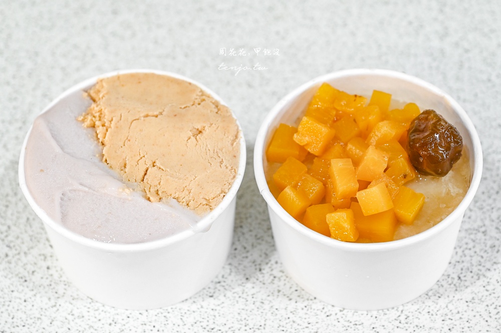 【北門鳳李冰】台北東區216巷老字號冰店推薦！菜單冰品口味多芋頭冰花生冰都很好吃 @周花花，甲飽沒