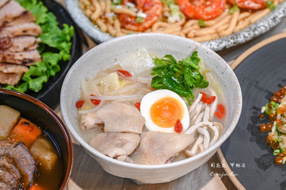 【中山區美食餐廳】MJ餐酒館(私廚) 超好吃老母雞湯麵、秘傳牛肉麵！無菜單料理也推薦