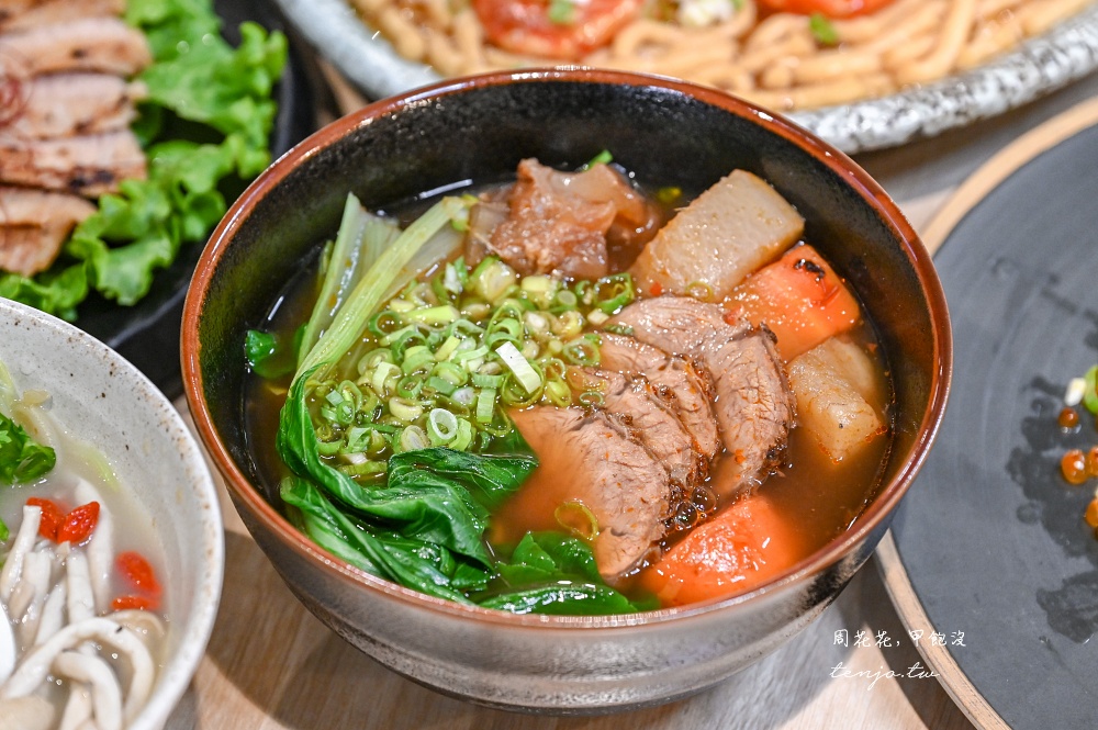 【中山區美食餐廳】MJ餐酒館(私廚) 超好吃老母雞湯麵、秘傳牛肉麵！無菜單料理也推薦