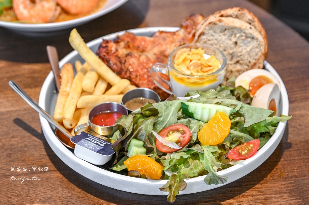 【桃園八德美食餐廳】旅人咖啡館 老洋房改建超美天井咖啡店！菜單早午餐義大利麵都推薦