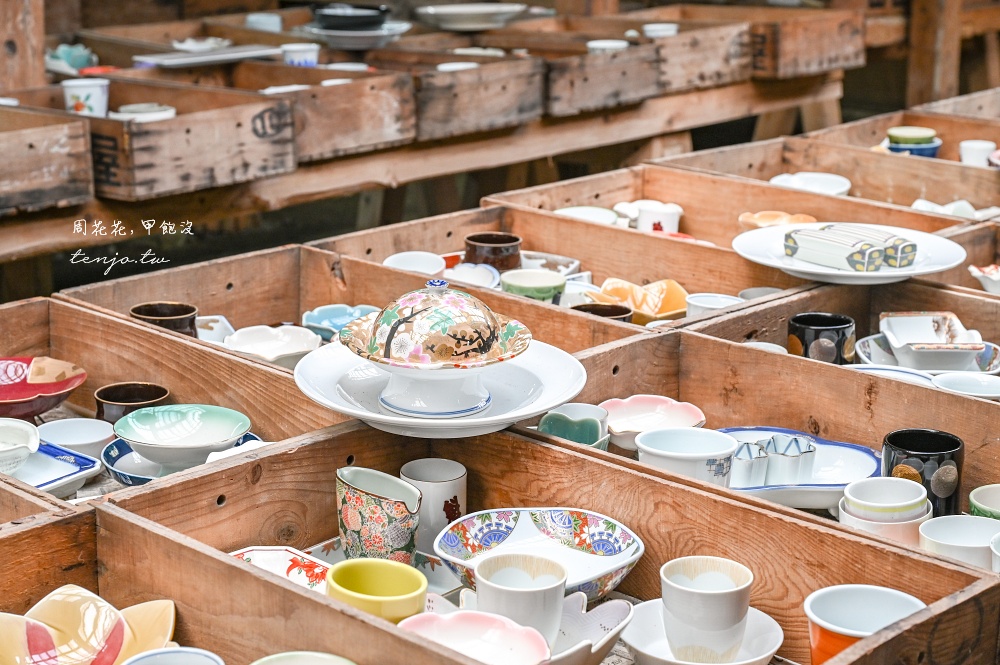 【佐賀景點推薦】幸樂窯 有田燒倉庫尋寶體驗！6,600円裝到飽上萬件精美陶瓷器皿隨你選