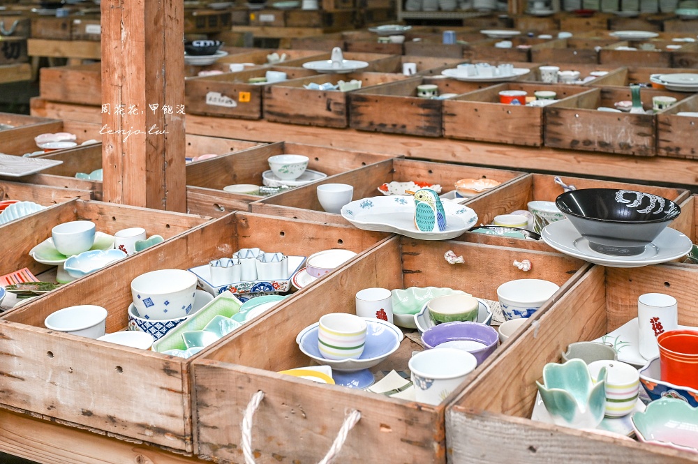 【佐賀景點推薦】幸樂窯 有田燒倉庫尋寶體驗！6,600円裝到飽上萬件精美陶瓷器皿隨你選
