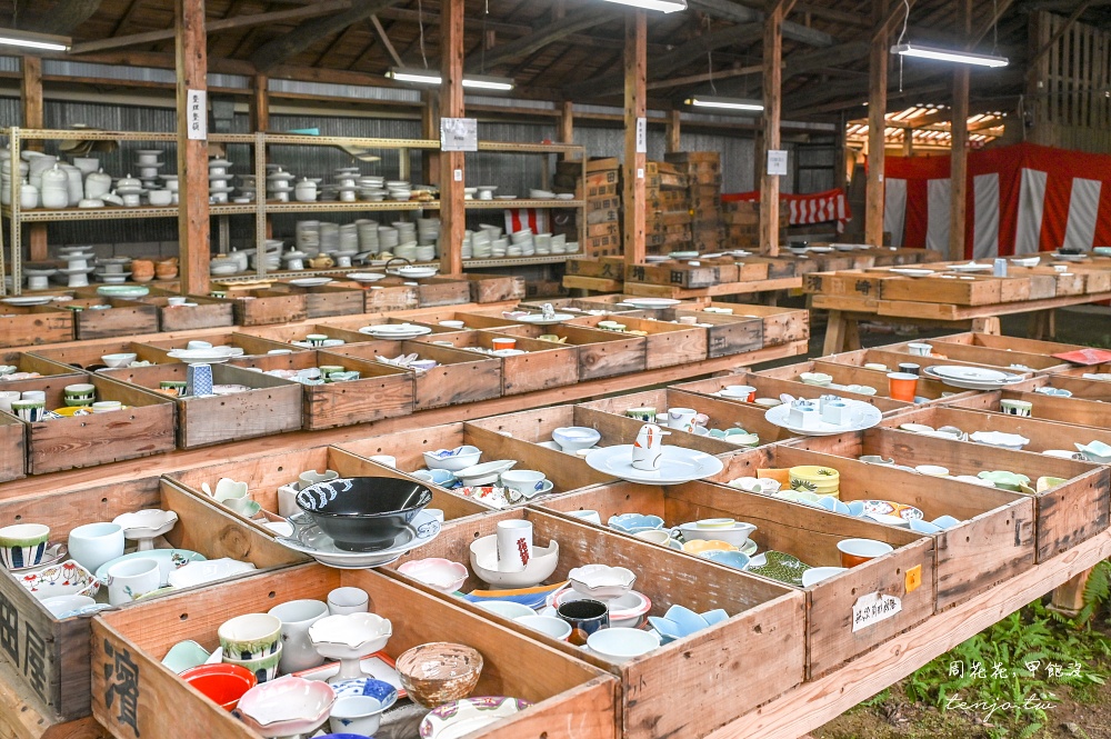 【佐賀景點推薦】幸樂窯 有田燒倉庫尋寶體驗！6,600円裝到飽上萬件精美陶瓷器皿隨你選