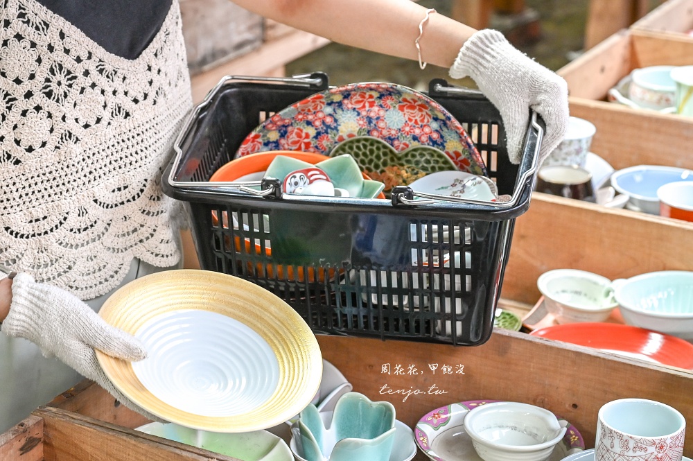 【佐賀景點推薦】幸樂窯 有田燒倉庫尋寶體驗！6,600円裝到飽上萬件精美陶瓷器皿隨你選