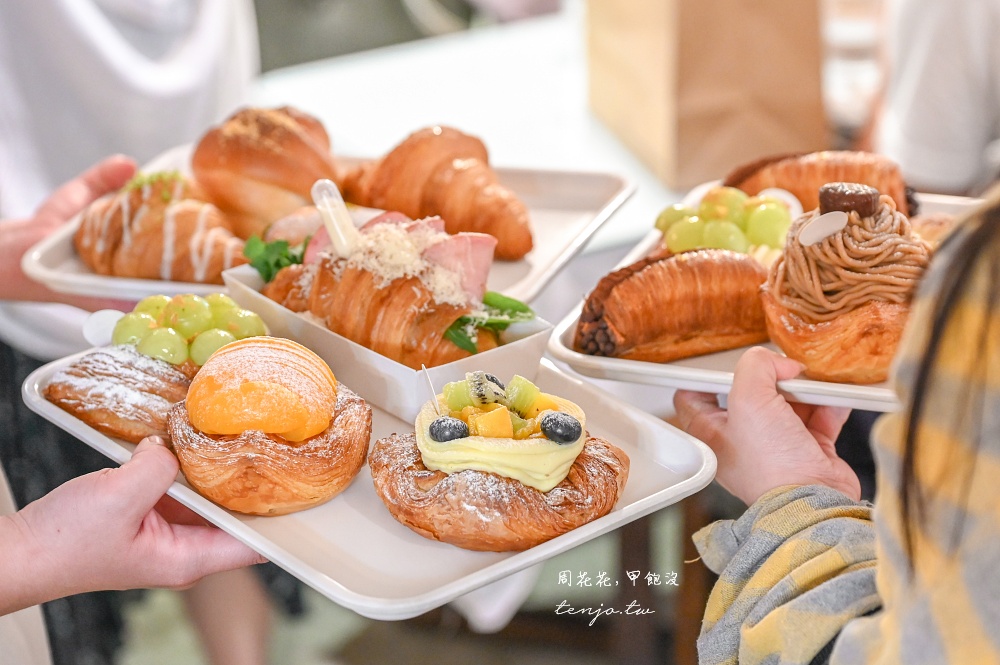 【花蓮可頌推薦】找到了可頌小売所 3.5小時瞬間完售！超人氣排隊名店建議提前預約預訂 @周花花，甲飽沒