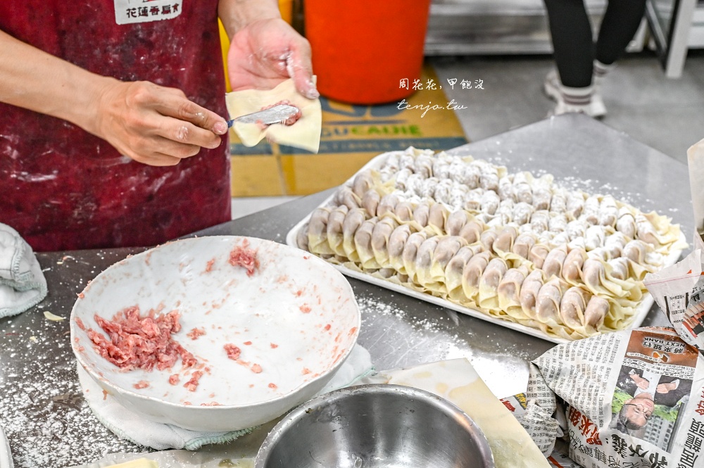 【花蓮美食小吃】花蓮香扁食 在地人朋友從小吃到大老店推薦！菜單扁食湯紅油抄手都好吃