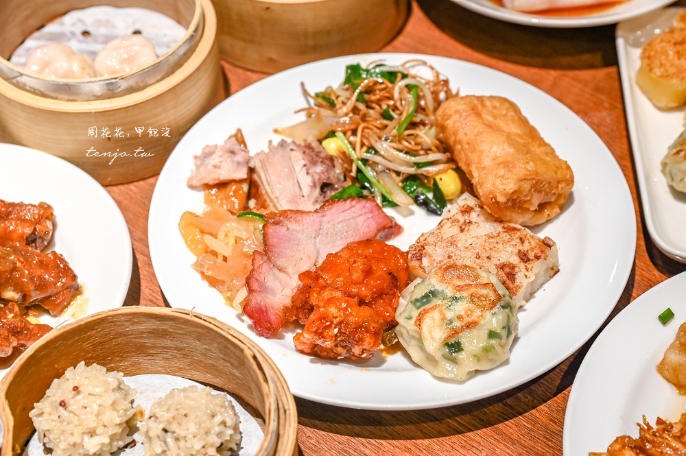 【台北港式吃到飽】村民食堂廚窗港點 手工現做港點吃到飽！豐盛自助吧CP值高近士林站