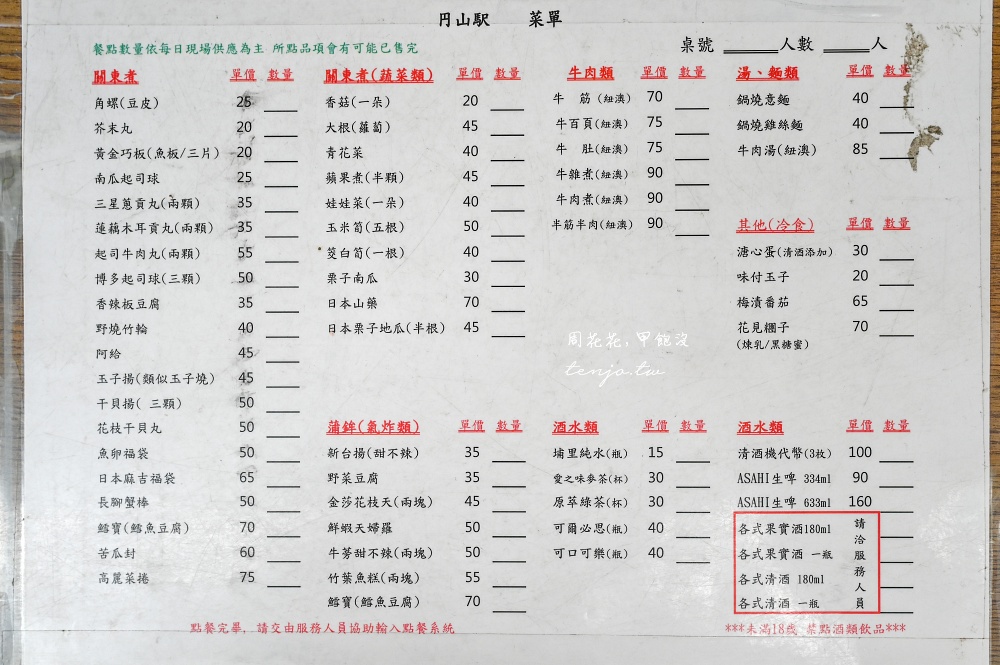 【円山駅】圓山站旁日式老宅關東煮！百年木造古蹟改造空間，不能訂位預約只能現場候位
