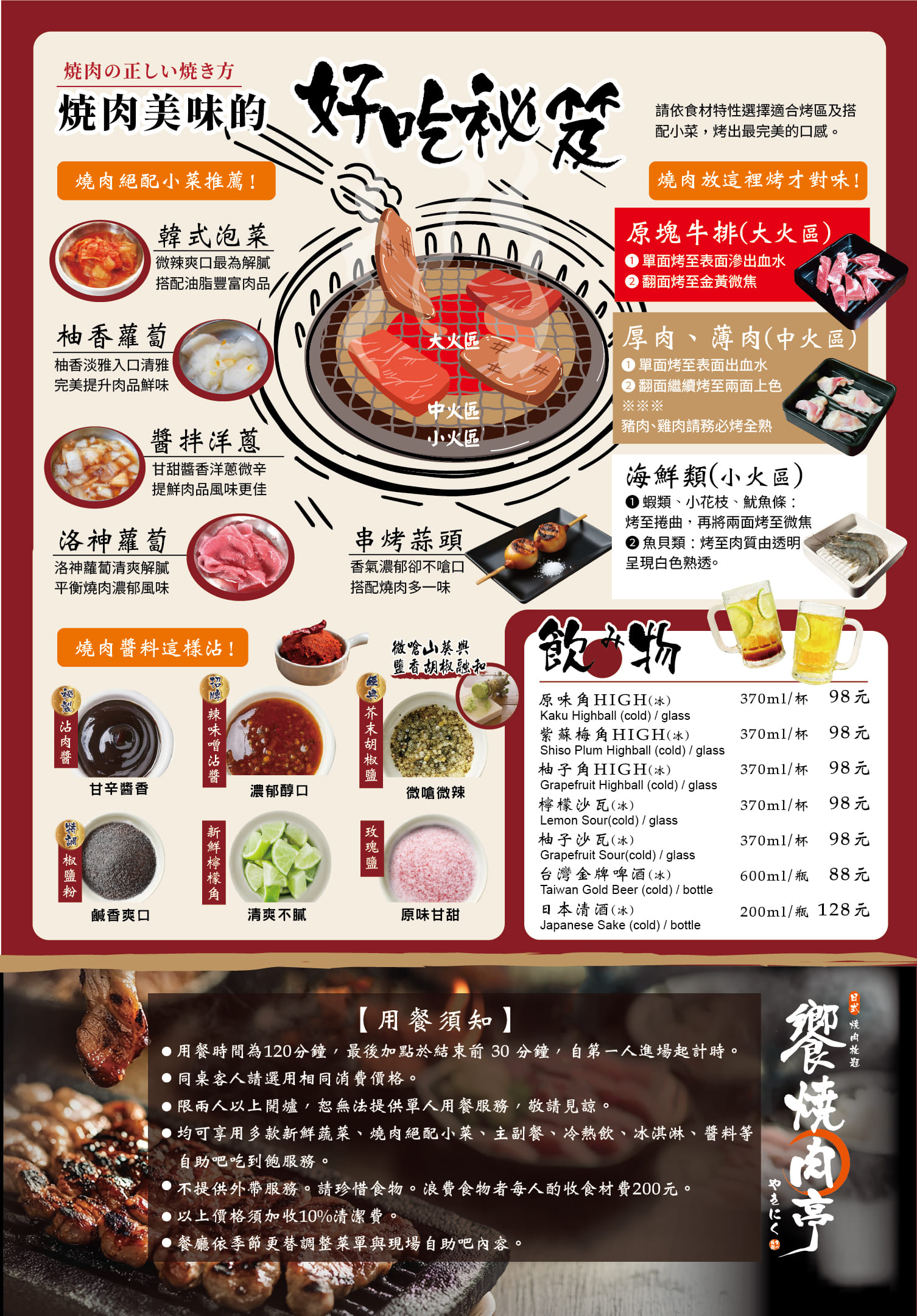 【桃園中壢燒烤吃到飽】饗燒肉亭 桌邊現切和牛牛排吃到飽免800元！自助吧豐盛CP值高