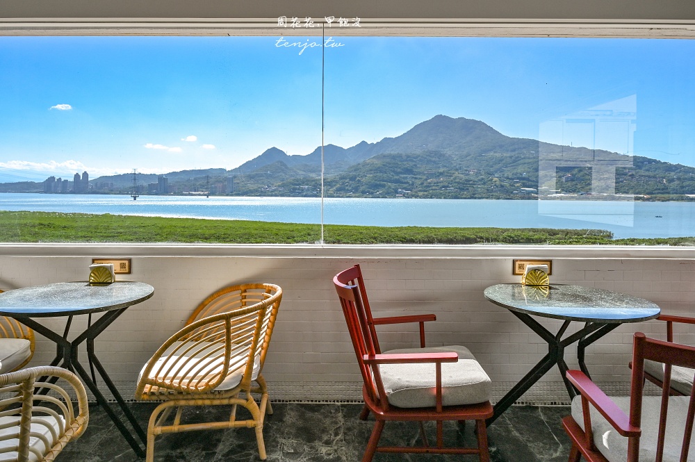 【Sun House 124°】超美淡水海景咖啡廳！「免費招待」飲料點心拍照打卡新北景點推薦