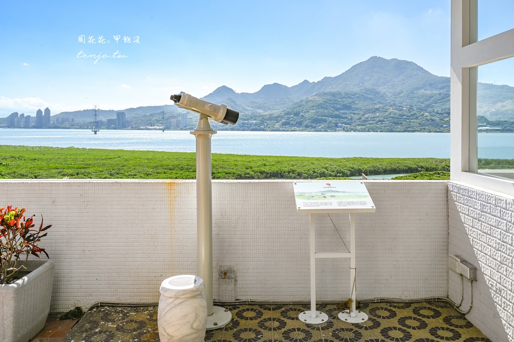 【Sun House 124°】超美淡水海景咖啡廳！「免費招待」飲料點心拍照打卡新北景點推薦