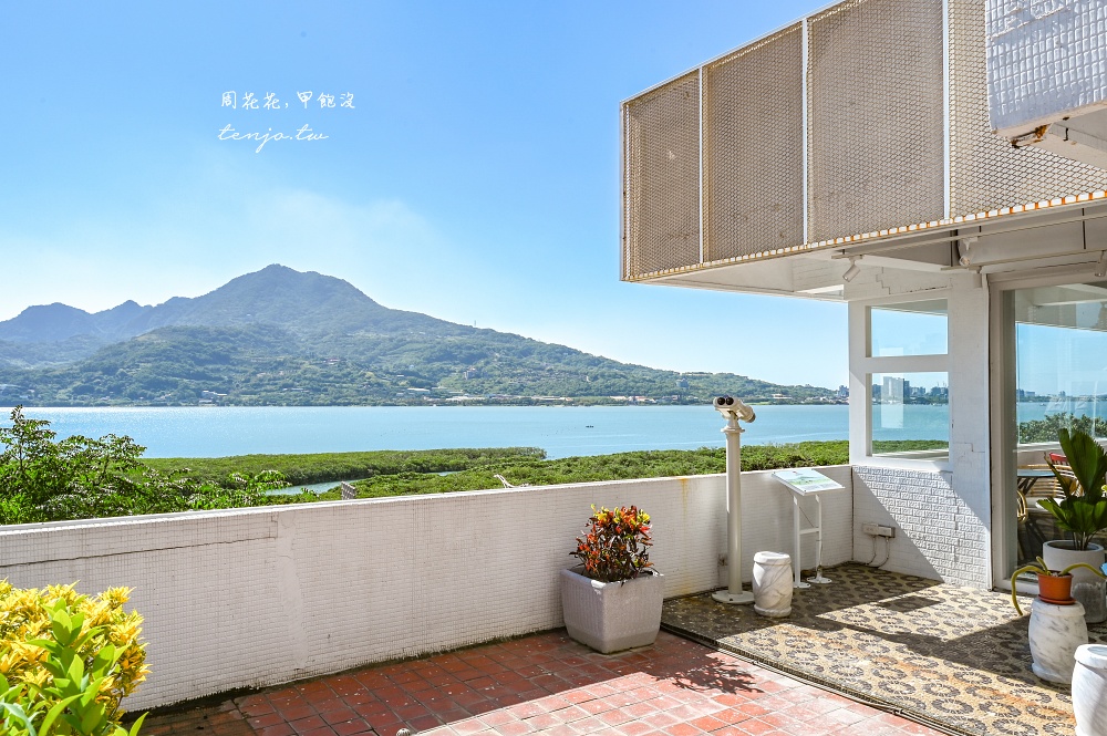 【Sun House 124°】超美淡水海景咖啡廳！「免費招待」飲料點心拍照打卡新北景點推薦