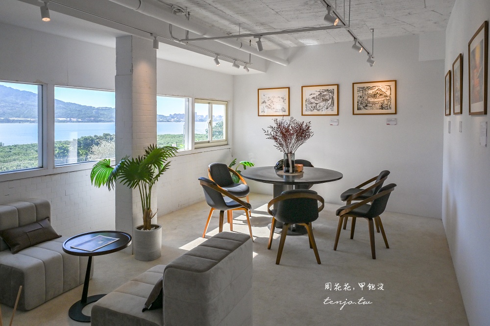 【Sun House 124°】超美淡水海景咖啡廳！「免費招待」飲料點心拍照打卡新北景點推薦