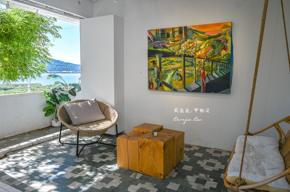 【Sun House 124°】超美淡水海景咖啡廳！「免費招待」飲料點心拍照打卡新北景點推薦