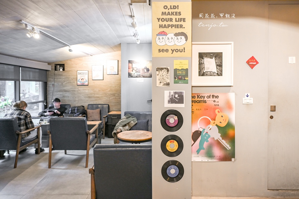 【大安站咖啡廳】水哥咖啡 開到晚上11點深夜咖啡店！菜單飲料甜點選擇多適合辦公用電腦