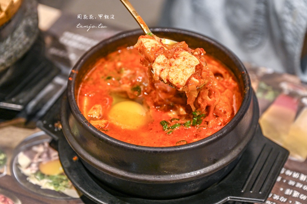 【淡水美食推薦】金亨殿韓國料理淡大店 菜單必點超厚海鮮煎餅！小菜吃到飽CP值高又好吃