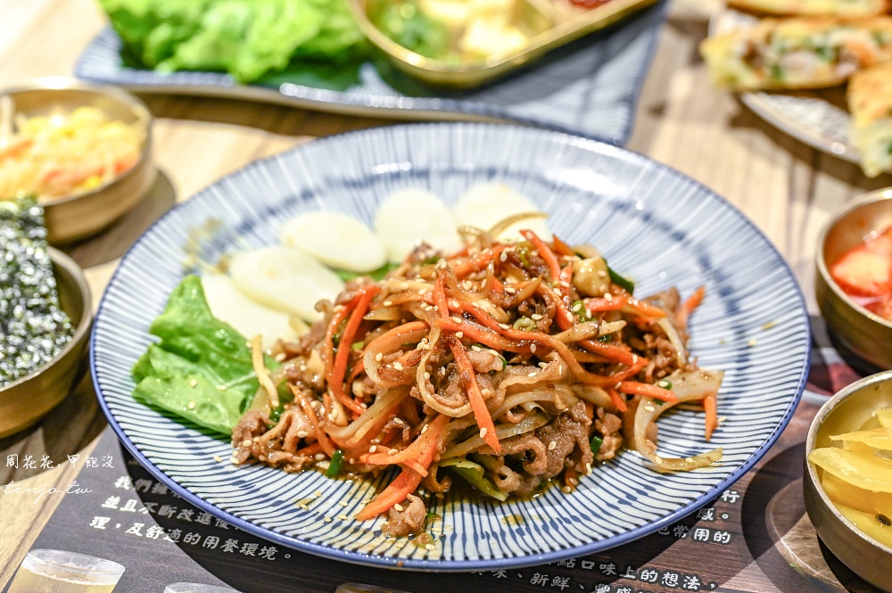 【淡水美食推薦】金亨殿韓國料理淡大店 菜單必點超厚海鮮煎餅！小菜吃到飽CP值高又好吃
