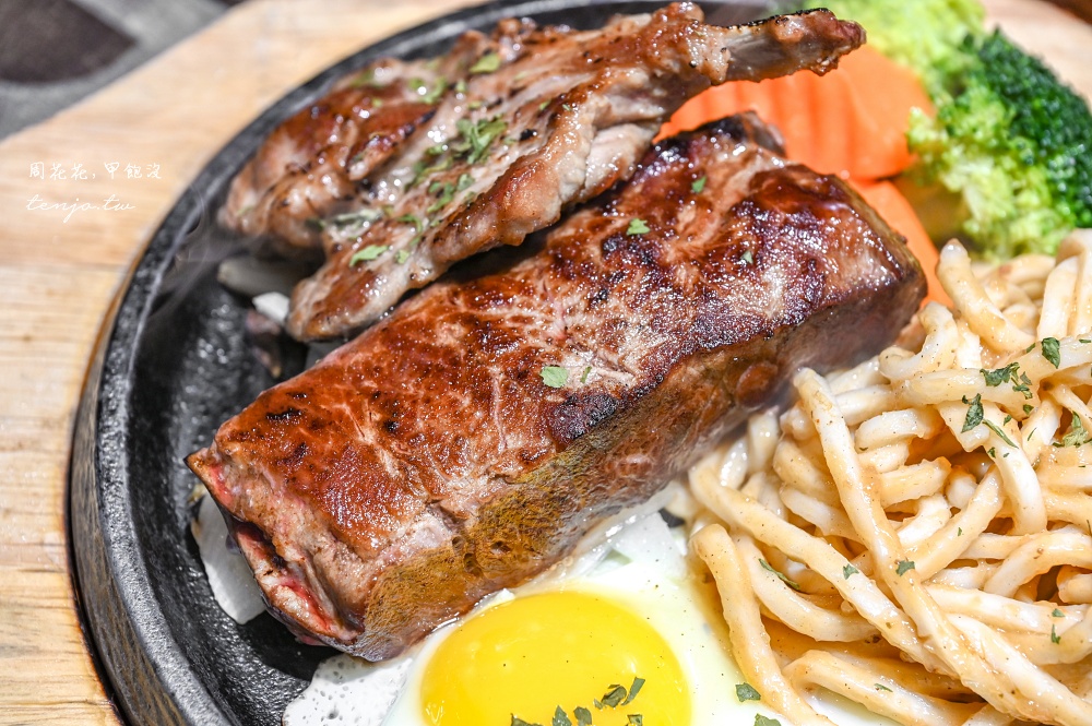 【北投石牌美食】傑克牛排 冷藏熟成牛肉專賣店！超人氣石牌夜市平價牛排享自助吧吃到飽