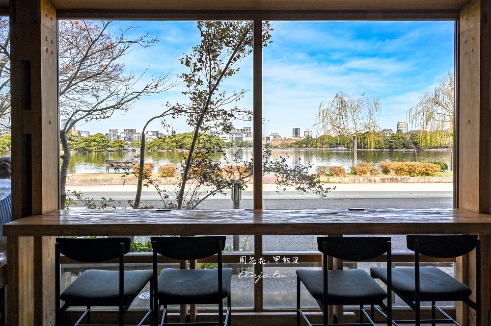【福岡咖啡推薦】&LOCALS 大濠公園 湖景第一排咖啡廳！菜單必點八女茶+玉子燒三明治