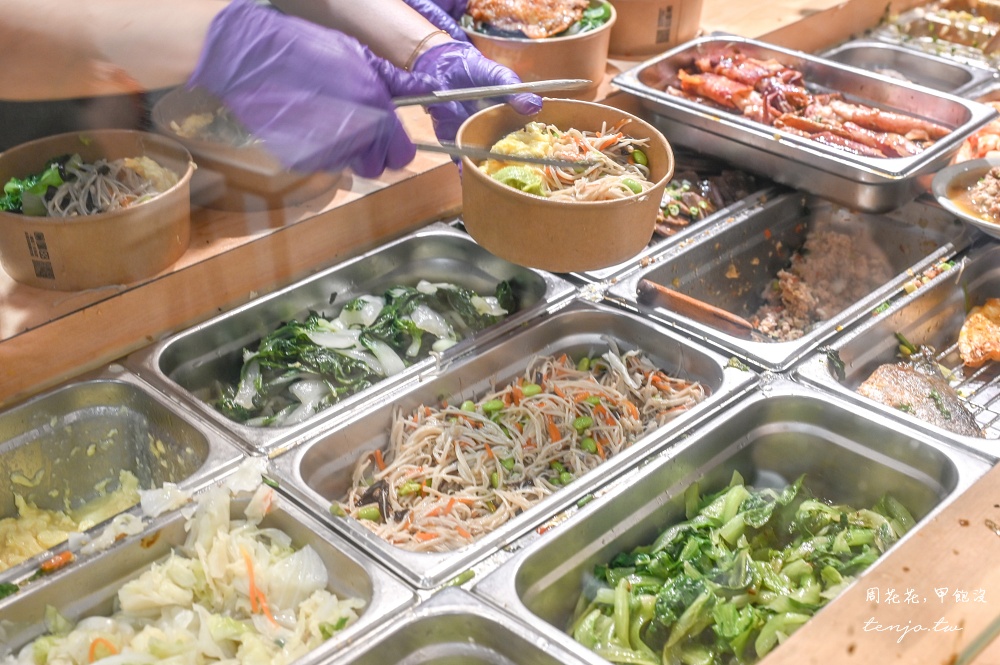 【雙連美食推薦】金沐子健康餐盒 超人氣排隊台北健康便當店！可以自己選菜份量多CP值高